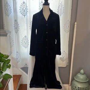 Ralph Lauren Black Velvet Pajama Set